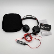 Poly Plantronics Blackwire C5220 Wired Dual-Ear Stereo Headset Boom Mic - Black picture
