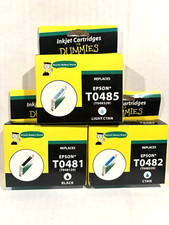 Inkjet Cartridges For Dummies Epson T0481 T0482 T0485 BLK CYAN LIGHT CYAN NEW picture