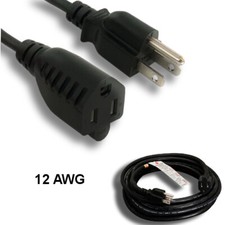 10x 100ft Weather Proof Outdoor Power Cable NEMA5-15P/5-15R 14AWG 15A/250V SJTW picture