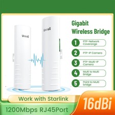 1200Mbps WiFi Bridge Point to Point Outdoor 3KM Wireless Internet Network Bridge picture