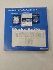 Microsoft Works Suite 2003 Software CD Brand New Sealed picture
