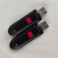 2x SanDisk Cruzer Glide 8GB USB Flash Drives USB 2.0 picture