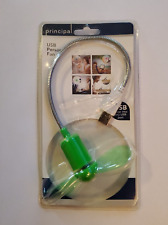 Green USB Personal Flexible Mini Cooler Fan by Principal, USB 1.1 or 2.0 Sealed picture