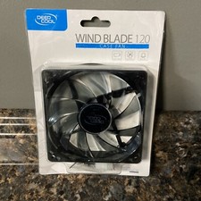 120mm BLUE LED PC Computer Case Cooling Fan Quiet Colorful Black Frame  picture