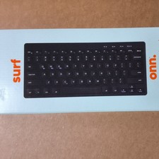 SURF ONN COMPACT WIRELESS Bluetooth KEYBOARD for Tablets Black TAAKYB100042338 picture