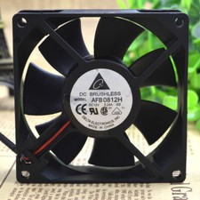DELTA 8025 8cm 12V 0.24A AFB0812H 2-wire Chassis Cooling Fan High Air Volume picture