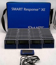 SMART RESPONSE XE 40X 03-00182 STUDENT RESPONSE DEVICES & 03-00181 RECEIVER picture
