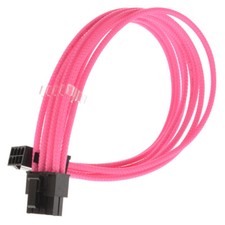 8-Pin Orange GPU PSU Sleeved Graphic Card Power Supply Extension + Cable Comb PC picture