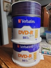 Verbatim DVD-R Blank Discs Life Series 16x 4.7GB 120min 100 + 28 Memorex New picture
