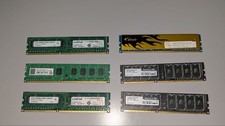 Crucial DDR3 4GB RAM 6 Modules Mixed Brands Elixir Transcend Team Group Untested picture