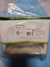 ORTRONICS OR-40300185 LEGRAND CLARITY SURFACE MOUNT BOX SINGLE GANG FOG WHITE picture