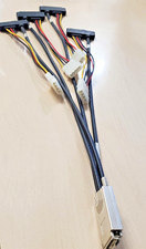 MiniSAS to 4 SAS SATA with 4 Pin Power Cable C0004833-1 picture