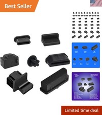 50PCS Silicone Anti Dust Plugs Cover Kit Rj45 USB C/A Ethernet Hub HDMI DP picture