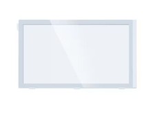 Lian Li  Left Side Glass Panel Ac A3-2W Optional For A3 M-ATX WHITE 