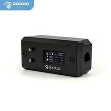OCOCOO OC-CDC-A01 3-in-1 Water Cooling Monitor Flow Temp Liquid Level CNC G1/4 picture