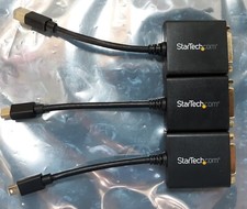 Lot of 3 StarTech.Com Mini DisplayPort to DVI Video Adapter MDP2DVI picture