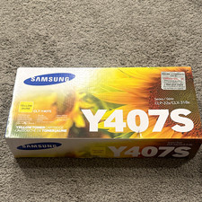 Samsung Genuine CLT-Y407S Yellow Laser Toner Cartridge for CLP-32X CLX-318X picture