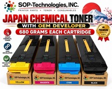 4 Pack Japan Replacement Toner for Xerox DocuColor 240 250 252 260 CMYK (SOLD) picture