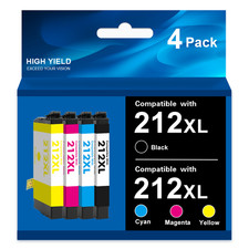 4PK Compatible With 212XL Ink For Epson WorkForce WF-2830 WF-2850 XP-4100 4105 picture