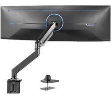 Premium Black Display Mount For Ultrawide Curved Monitors Up To 49 NEW OPEN BOX picture
