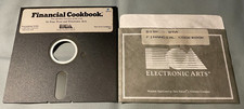 FINANCIAL COOKBOOK - 1984 Atari 400/800 Computer EA Software 5.25