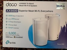 TP-Link AX6600 Deco Tri-Band WiFi 6 Mesh System (Deco X90) - Covers up to 6000 picture