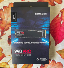 Samsung 990 PRO 2TB NVMe M.2 PCIe 4.0 SSD MZ-V9P2T0B/AM Open Box Unused picture