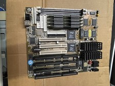 MB-8500TVD-A  AT Computer Motherboard Biostar 4 ISA SLOTS Ram CNC DOS coin bat picture