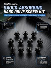 10Pcs Iron Hard Drive Shock Absorbing Screws for Mechanical and SSD Storage picture