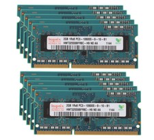 20 GB DDR3 RAM 10X 2 GB 1RX8 1333MHz PC3 10600S SODIMM 204PIN Laptop Memory CL9 picture