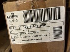 Leviton 41080-2WP Wallplate Box Of 25 picture