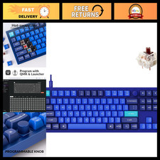 Custom Mechanical Keyboard TKL Tenkeyless, QMK/VIA Programmable, Hot-Swappable G picture