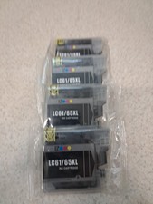Assorted Color Lot Of 4: EZink Ink Cartridges LC61/65XL Black picture