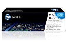 Genuine HP LaserJet 125A Black Toner Cartridges Dual Pack CB540AD picture