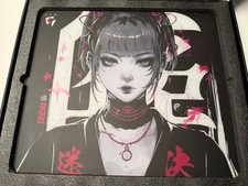 GLSSWRKS Akari Red Glass Mouse Pad - USA SELLER Limited Edition Gaming Mousepad picture