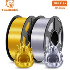 TECBEARS 2KG Silk PLA+ Filament 1.75mm Shiny Silk 3D Printer PLA Filament Neatly picture