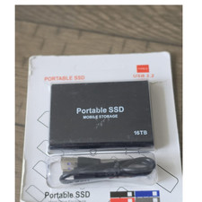 16TB Portable SSD Mobile Storage USB 3.2 Hard Drive Enclosure Type C- BRAND NEW picture