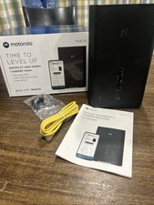 Motorola MG8725 Cable Modem AX6000 WiFi 6 Router Black . Modern Only picture