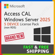 Microsoft Windows Server 2025 - 5 Device Client Access Licenses (CALs) NEW picture