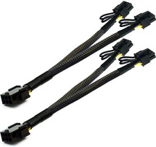 PCI-e 6 Pin to Dual PCIe 8 Pin (6+2) Graphics Card PCI Express Power Adapter ... picture