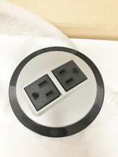 Byrne Power Data Center Node Silver/Black 2-Outlet Interlink IQ  #9818 picture
