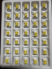 WS Wuque Studio Yellow Linear Switches for Mechanical Keyboard - 35 Count picture