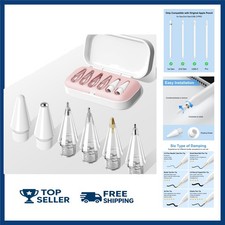 Replacement Tips for Apple Pencil Pro/1/2 USB-C 6PCS Sturdy Nibs with Pink Case picture