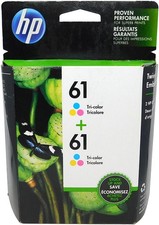 HP 61/CZ074FN Color 2 Pack - New In Box picture