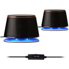 Sanyun SW102 Wired USB Powered Computer Speakers Pair Multimedia Audio for PC 5W picture