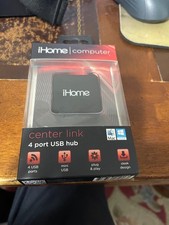 iHome Computer Center Link 4 USB Port Hub. Original Packaging new and sealed picture