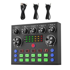 Multi-function V8S Sound Card W/Rich Sound Effect Live Broadcast Audio Equipment picture