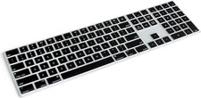 Black Silicone Keyboard Cover Ultra-Thin Protector for Magic Keyboard MQ052LL/A picture