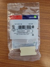 Leviton 41291-1BI - 1U MOS-BLANK MODULE, IVORY, Box of 25 picture