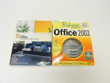 Microsoft Office Professional 2003 w/Serial Key + Professor Teaches Office 2003. picture